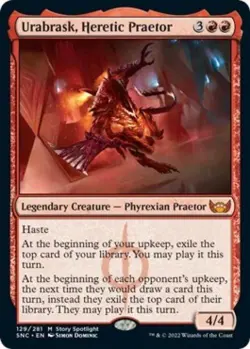 Urabrask, Heretic Praetor - Near Mint MTG Streets of New Capenna - Image 1