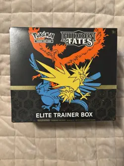 Pokemon TCG Hidden Fates Elite Trainer Box ETB Sealed - Image 1