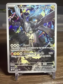 N’s Zekrom 031 PROMO BLACK STAR HOLO Ascended Heroes ETB Pokemon English QTY EN - Image 1