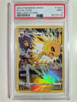 Jolteon TG04 Brilliant Stars Pokemon PSA 9 - Image 1