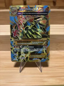 Pokemon Primal Groudon EX 97/98 Full Art Holo Ultra Rare XY Ancient Origins - Image 1