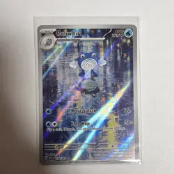Pokemon Company Poliwhirl 176/165 SV 151 Illustration Rare Holo English HP 90 - Image 1