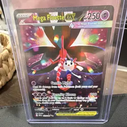 NM Mega Floette EX 117/086 Secret Rare Full Art Holo Pokemon TCG ENG - Image 1