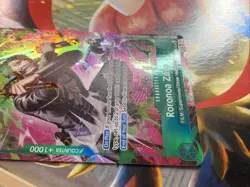 One Piece OP15 Roronoa Zoro OP13-037 TR Foil - (Treasure Rare) English Mint - Image 4