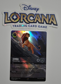 Disney Lorcana The First Chapter Enchanted Simba Returned King EN NM Rare - Image 1