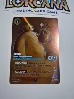 Disney Lorcana Azurite Sea Enchanted Baymax Personal Healthcare Companion Rare - Image 2