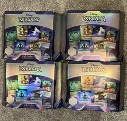 4 X Disney Lorcana Rise Of The Floodborn D 100 Collector Set | In Hand - Image 1