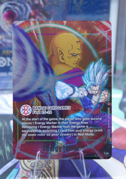 Dragon Ball Fusion World Energy Marker Bandai Card Fest 25-26 Promo Foil E-93 NM - Image 1
