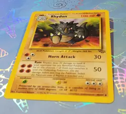 Rhydon 45/64 Jungle 1999 Pokemon Card NM+ - Image 3
