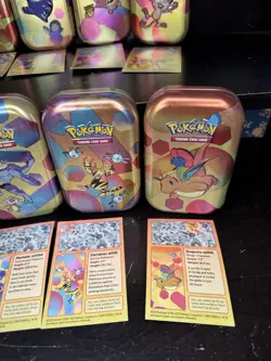 Pokemon 151 Mini Tin Full Artwork Set 10 tins - Including ART CARD ONLY - Image 4