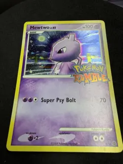Pokemon 2009 TCG Mewtwo LV.65 Rumble Stamp Rare Card #9/16 HOLO BLEED 💎 - Image 5
