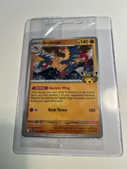 Exclusive Pokemon Chicago Field Museum Fossil Exhibit Archeops Promo Card SEALED - Image 1