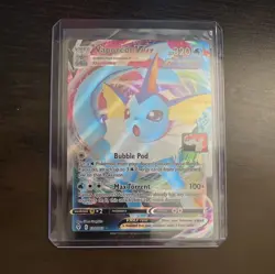 Pokemon card: Vaporeon Vmax Prize Pack series One - Image 1