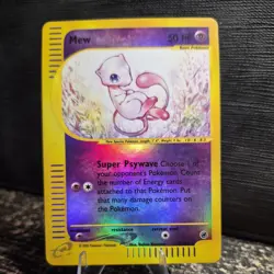 Pokemon 2002 Expedition Mew reverse hollow Card 19/165 Rare - Image 1