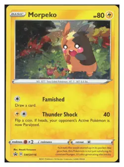 Morpeko - Holo Promo SWSH: Sword & Shield Promo Cards SWSH116 NM M059 - Image 1
