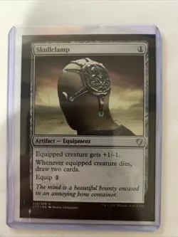 Skullclamp #222 (LP) Commander 2017 C17 Magic MTG - Image 1