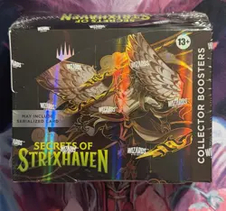 New Sealed MTG Magic The Gathering Secrets Of Strixhaven Collector Booster Box - Image 1
