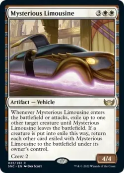 Mysterious Limousine - Near Mint MTG Streets of New Capenna - Image 1