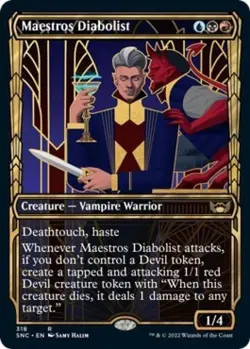 Maestros Diabolist (Showcase) - Near Mint MTG Streets of New Capenna - Image 1