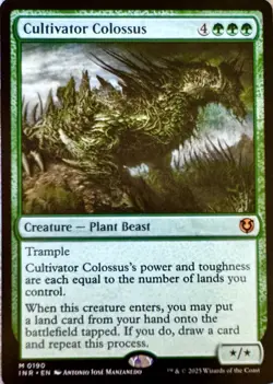 MTG Cultivator Colossus Innistrad: Crimson Vow 195/277 Regular Mythic - Image 1