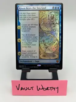 MTG Magic The Gathering - Theros Beyond Death - Kiora Bests the Sea God #52 FOIL - Image 1
