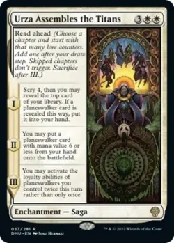 Urza Assembles the Titans - Near Mint MTG Dominaria United - Image 1