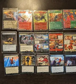 MTG Marvel Spider-Man Borderless FOIL Lot 21 Cards Gwenom Peter Parker NM(Lot8) - Image 2