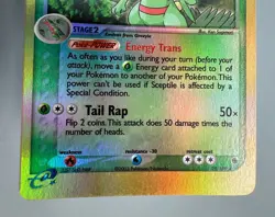 Sceptile 20/109 EX Ruby & Sapphire Reverse Holo Rare LP Pokemon Card - Image 2