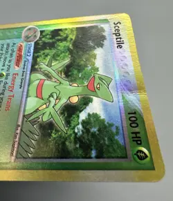 Sceptile 20/109 EX Ruby & Sapphire Reverse Holo Rare LP Pokemon Card - Image 5