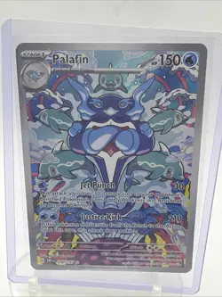 Pokemon - Palafin - 200/197 - SV Obsidian Flames - Illustration Rare Card - Image 1