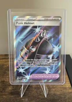 Punk Helmet 121/094 Full Art Ultra Rare 2025 Phantasmal Flames Pokemon Card NM - Image 1