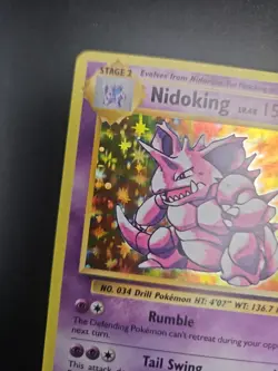 Nidoking 45/108 Holo Rare XY Evolutions Pokemon Card TCG 2016- NM - Image 4