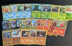 Pokemon Card Lot 24 Cards Holo Reverse Holo Moltres Venusaur Dragonite Hydreigon - Image 1