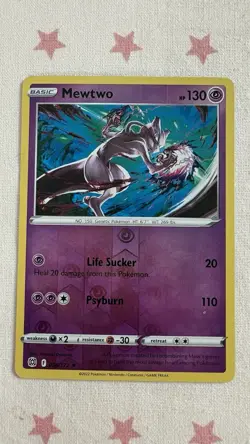 Mewtwo 056/172 Brilliant Stars Reverse Holo Rare Pokemon TCG Card - Image 1
