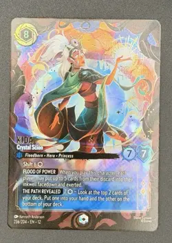 Disney Lorcana Wilds Unknown - #236 Kida Crystal Scion Enchanted Holofoil Card - Image 1