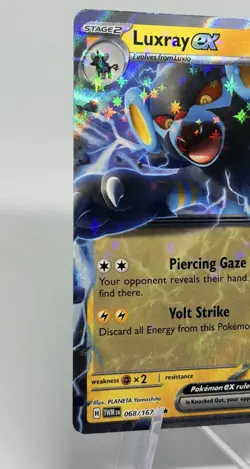 Luxray ex 068/167 Twilight Masquerade Double Rare Holo Pokemon Card🔥 - Image 3