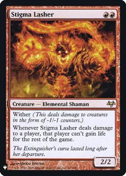 MTG Stigma Lasher - Foil, Mystery Booster, Lightly Played, English - Image 1
