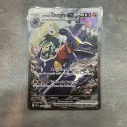 Pokemon TCG Destined Rivals Cynthia's Garchomp EX Card #232/182 - Image 1