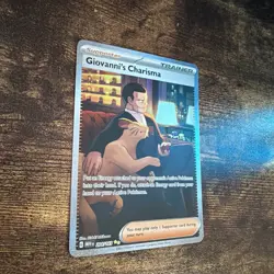 Giovanni's Charisma 204/165 Special Illustration Rare 151 Pokemon Near Mint - Image 3