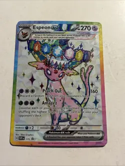 Pokemon TCG - Espeon ex SVP175 Full Art Promo - S&V Black Star Promos - NM - Image 1