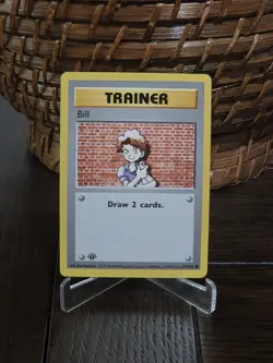 Pokemon 1st Edition Base Set Bill - NM - Image 1