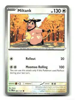 Miltank (Poke Ball Pattern) 081/131 Common Prismatic Evolutions Pokemon NM - Image 1