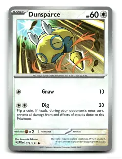 Dunsparce (Poke Ball Pattern) 079/131 Holo Prismatic Evolutions Pokemon NM - Image 1