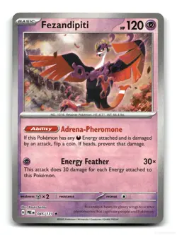 Fezandipiti (Poke Ball Pattern) 045/131 Holo Prismatic Evolutions Pokemon NM - Image 1