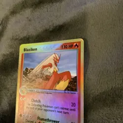 Blaziken 15/109 Reverse EX Ruby and Sapphire - Pokemon Holo Foil Nice! - Image 3