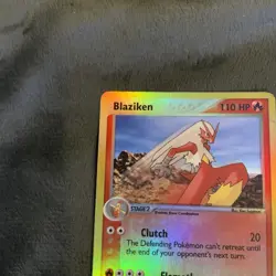 Blaziken 15/109 Reverse EX Ruby and Sapphire - Pokemon Holo Foil Nice! - Image 5