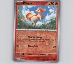 Ponyta 026/162 Reverse Holo C Temporal Forces NM Pokemon - Image 1