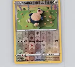 Snorlax 109/159 Reverse Holo R Crown Zenith NM Pokemon - Image 1