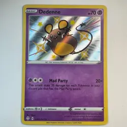Dedenne Baby Shiny SV051/SV122 Shining Fates English Pokemon Card NM - US SELLER - Image 1