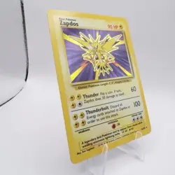 1999 Pokemon TCG Base Set Zapdos Holo Rare 16/102 Wizards - Image 2